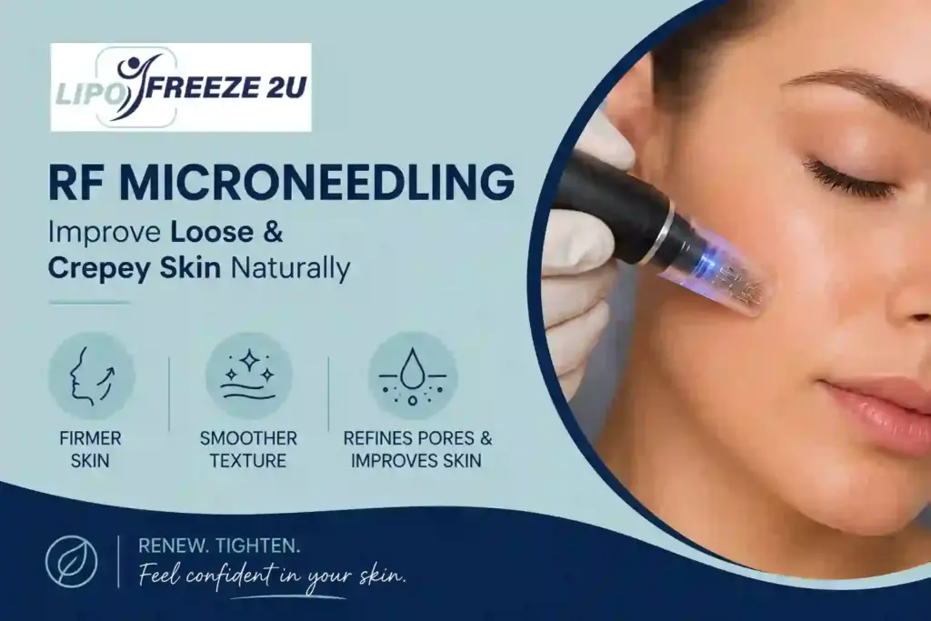 Can RF Microneedling Help Improve Loose and Crepey Skin Tewkesbury?